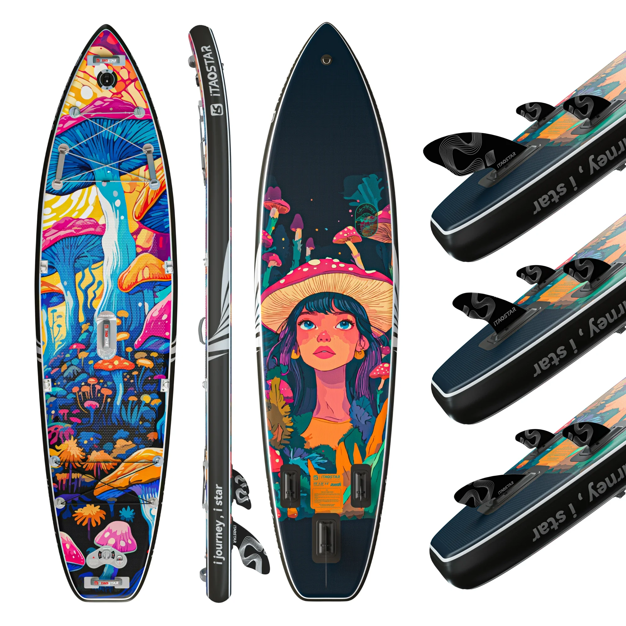 iTAOSTAR Novelty N02D 11'6" x 35" Inflatable Stand Up Paddle Board (SUP) - Soft Top Surfboard Let me know if you need help with any other product titles!