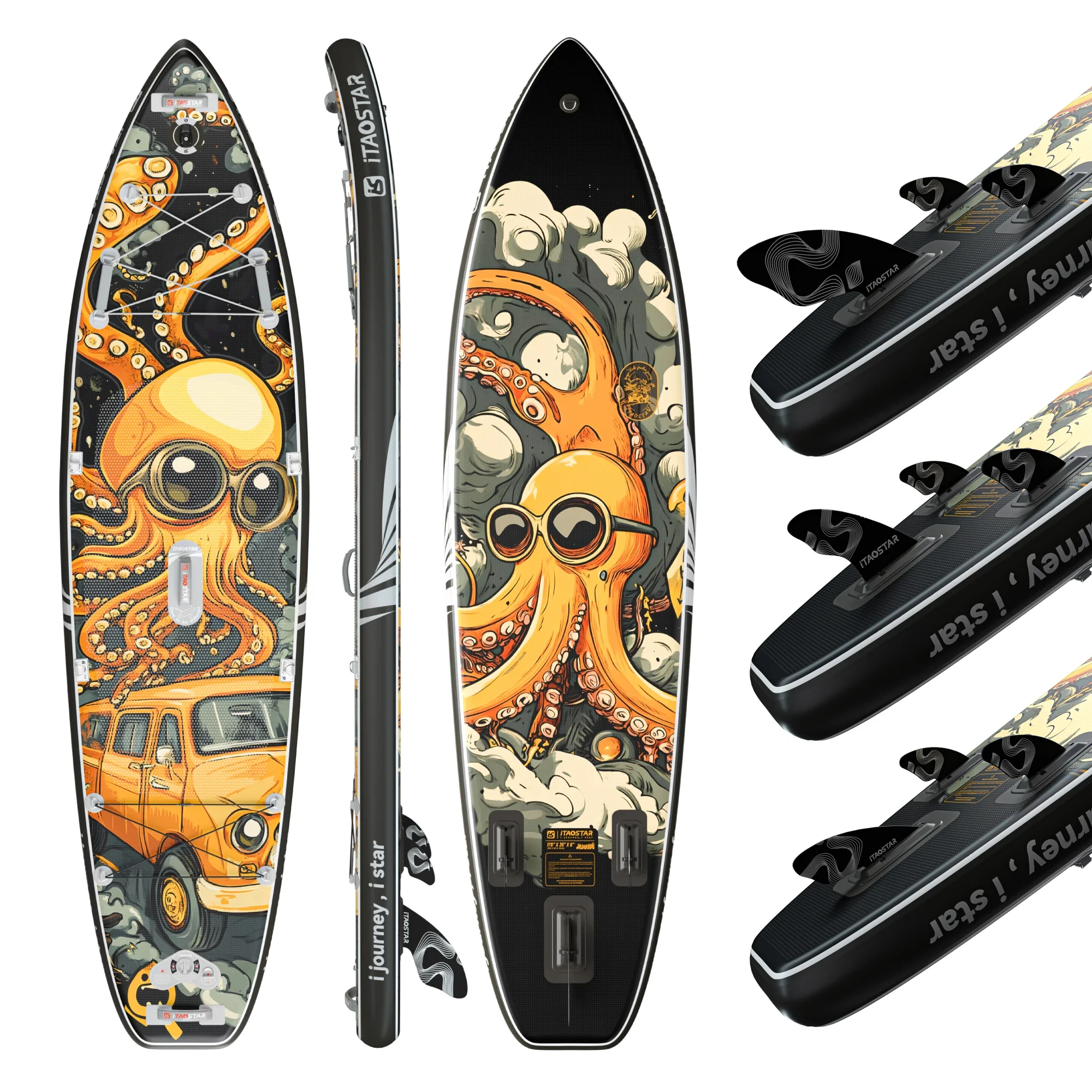 iTAOSTAR Novelty N02A 11'6" x 35" x 6" Nadmuchiwana deska do pływania na stojąco (SUP) - miękka deska do surfowania Daj mi znać, jeśli potrzebujesz pomocy z innymi tytułami produktów!