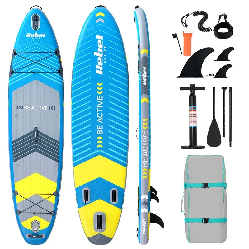 Super-Strong Load-Bearing Inflatable Surfboard - Double-Layer Thickened Stand Up Paddle Board (SUP) Let me know if you need help with any other product titles!