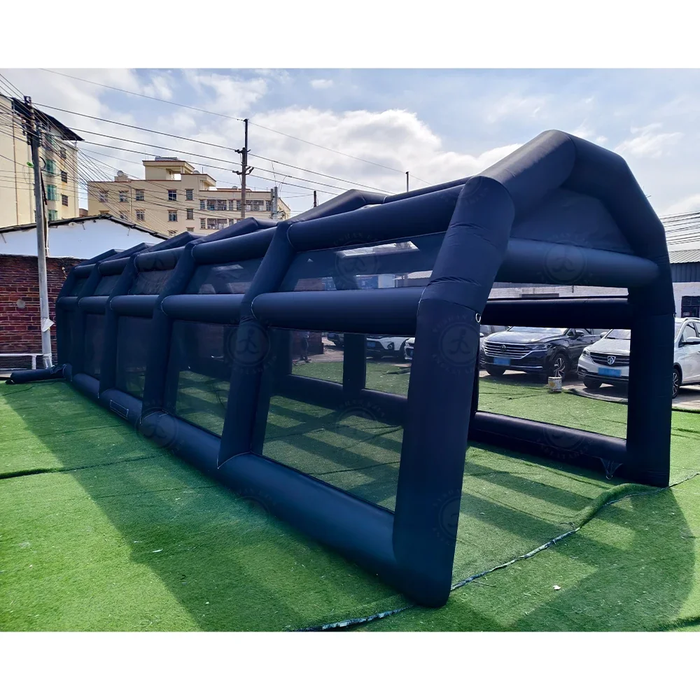 Aufblasbares Golfkäfig-Simulatorzelt: Tragbares Übungsnetz und -käfig für drinnen und draußen