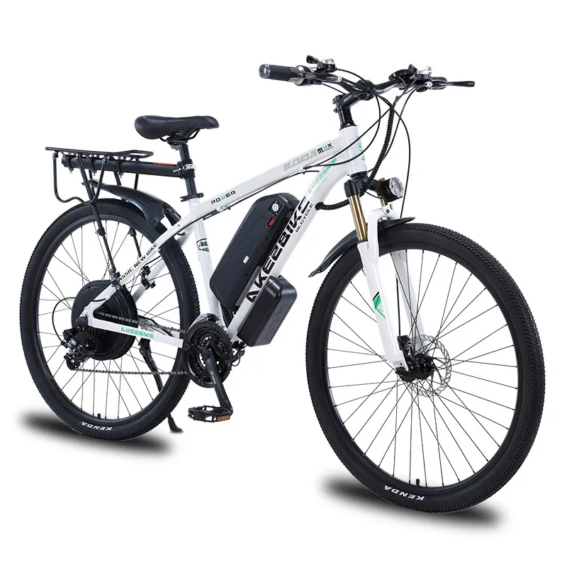 Livraison depuis un entrepôt de l'UE : VTT électrique, 1 000 W, 48 V, grandes roues de 29 pouces, VTT de ville pour adultes avec fourche à suspension.