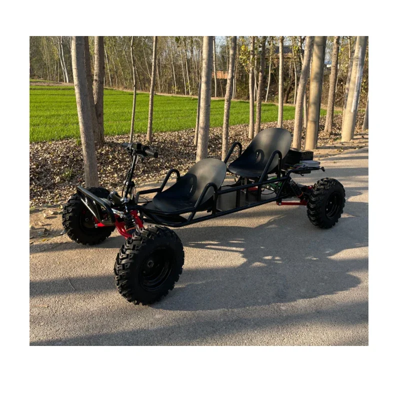 Wholesale Speed 45km/h Two-Person Fuel-Powered Two-Seater 212cc Go Kart for Adults & Children