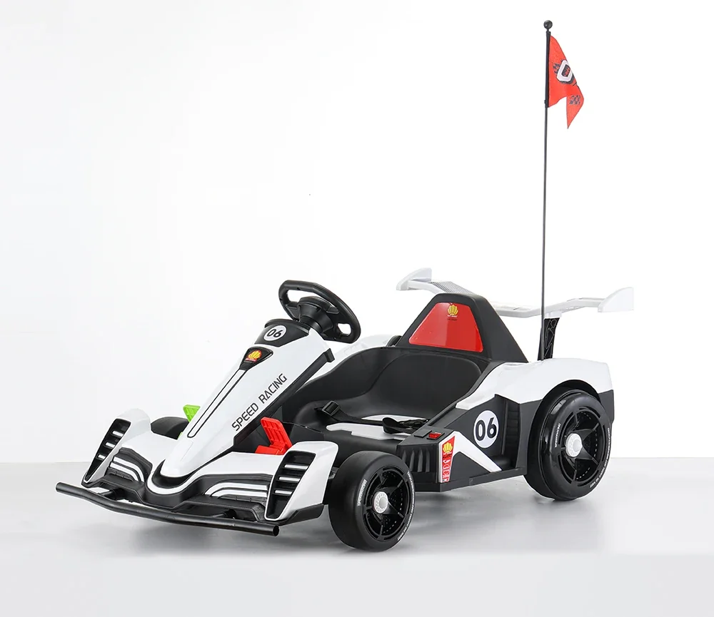 2024 Electric Karting Car (12V) - Indoor/Outdoor, Racing Go Kart for Kids