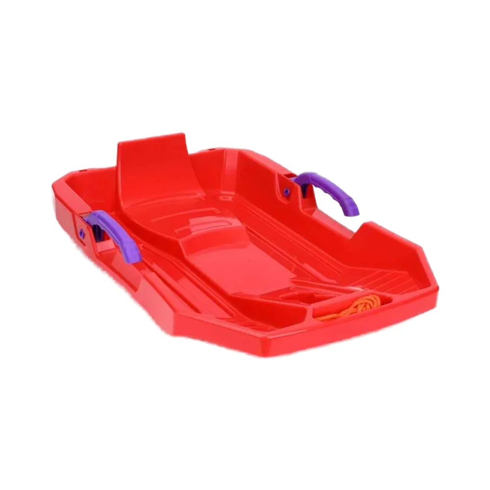 Lightweight Plastic Children's Sled & Snowboard Combo - Winter Sports Slide Toy