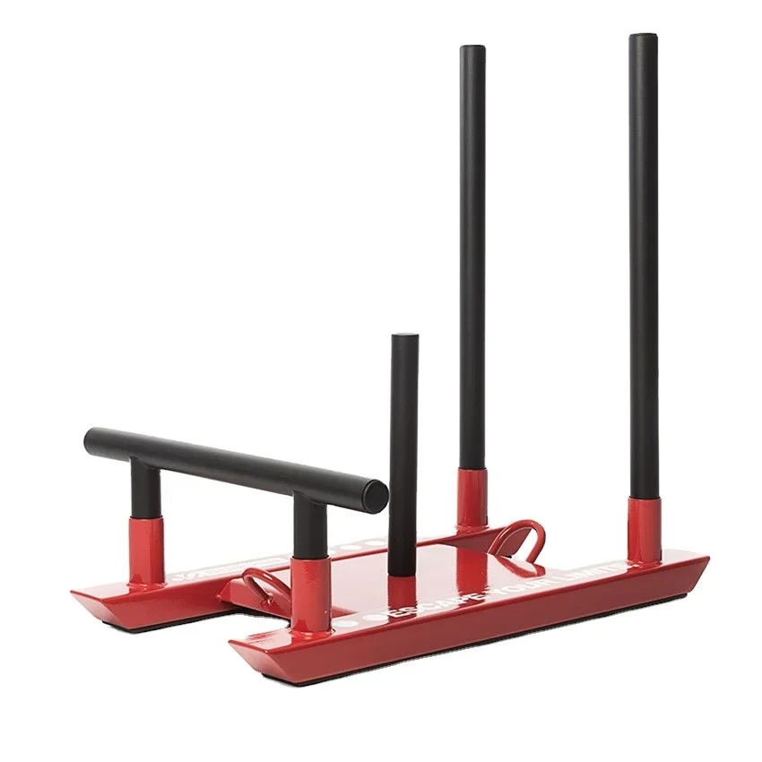 Trineo de entrenamiento profesional de alta resistencia para fitness y musculación, equipo de gimnasio multifuncional.