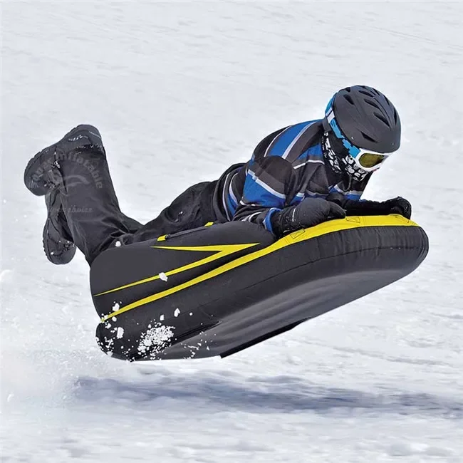 Luge gonflable en plastique pour s'amuser en hiver (Luge des neiges)