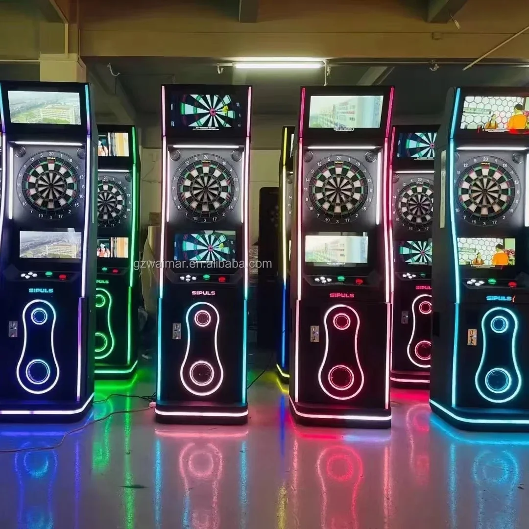 Machine de jeu de fléchettes professionnelle avec écran LCD, 12 fléchettes et 100 pointes supplémentaires.