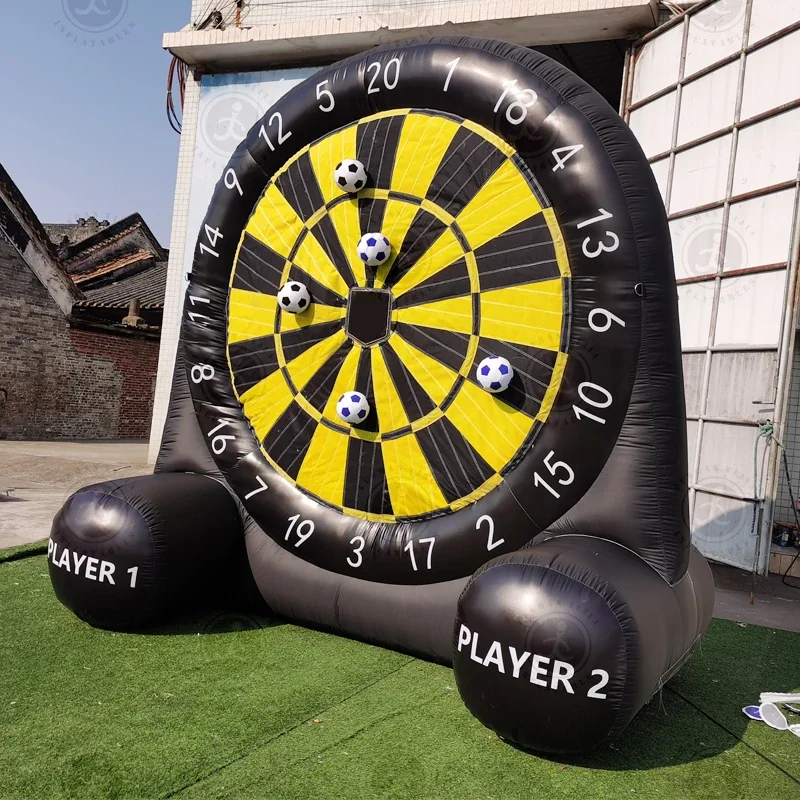 Inflatable Round Football Dart Board - Human Dart Game