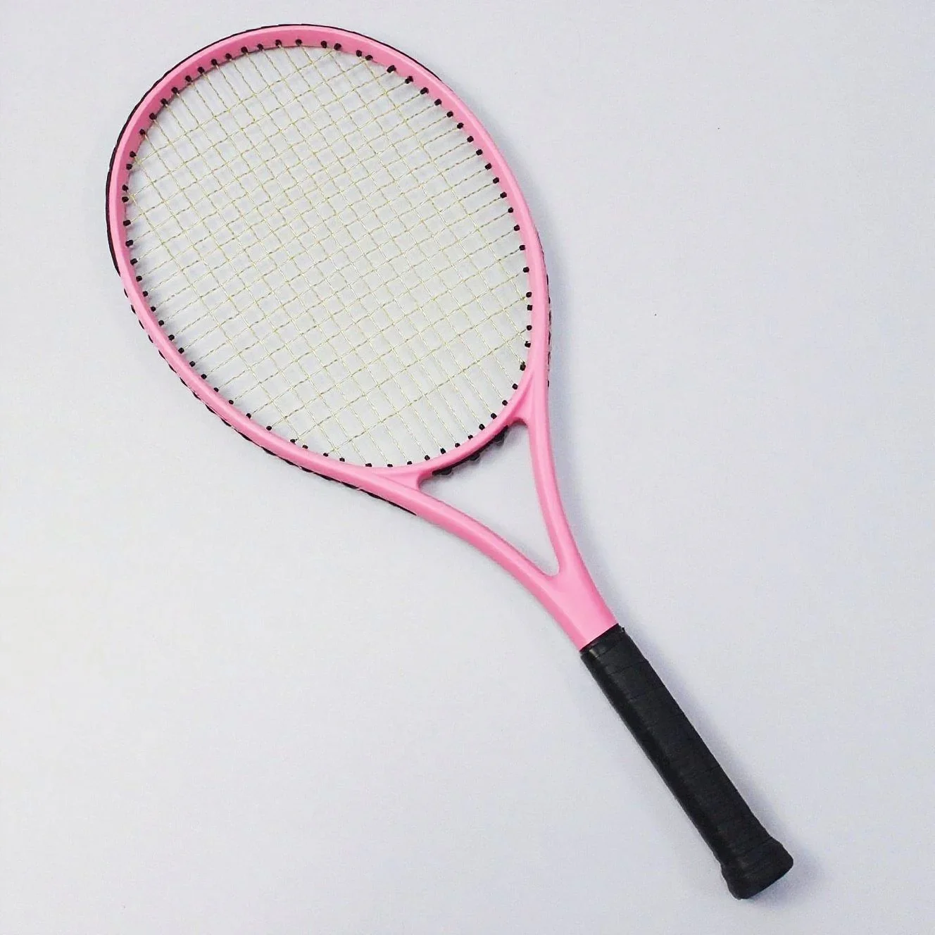 Raquette de tennis familiale professionnelle de marque haut de gamme - Raquette portable en forme de diamant avec filet en nylon