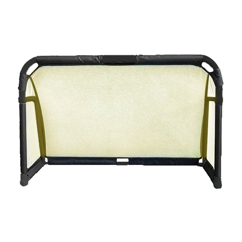 But de football pour enfants bleu et blanc 90 x 150 cm - Montage facile - Construction en alliage d'aluminium