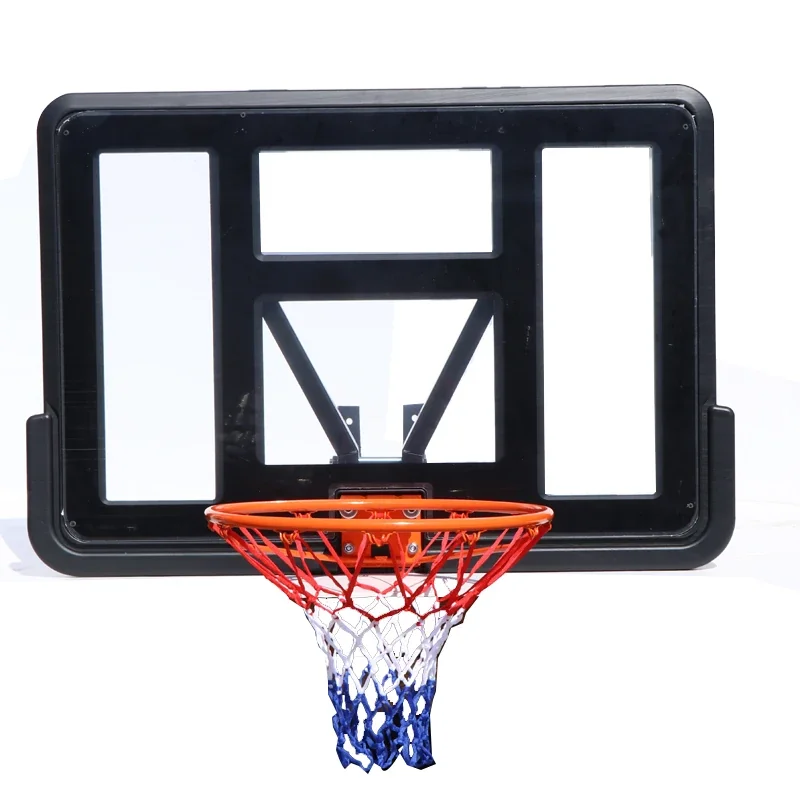 Support de panier de basket-ball mural portable professionnel avec panneau en PVC - Adultes et enfants