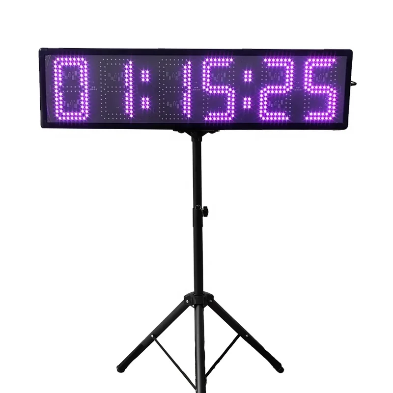 Jhering Programmierbarer Outdoor-Sporttimer - Einseitige wasserdichte LED-Stoppuhr (Marathon, Renn-Countdown)