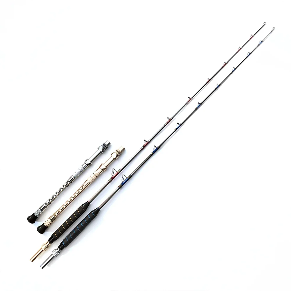 In Stock m2sec Boat Fishing Rod, 6mm/575g Aluminum Butt, Sea Fishing Rod, 8+1 Fuji Guide, Boat Rod, Anti-Slip Handle