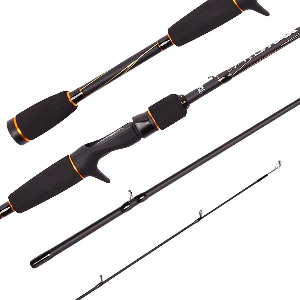PMAX ProMax 6'6" Baitcasting-Rute & Rollen-Kombination - Hochwertiges Angelgerät