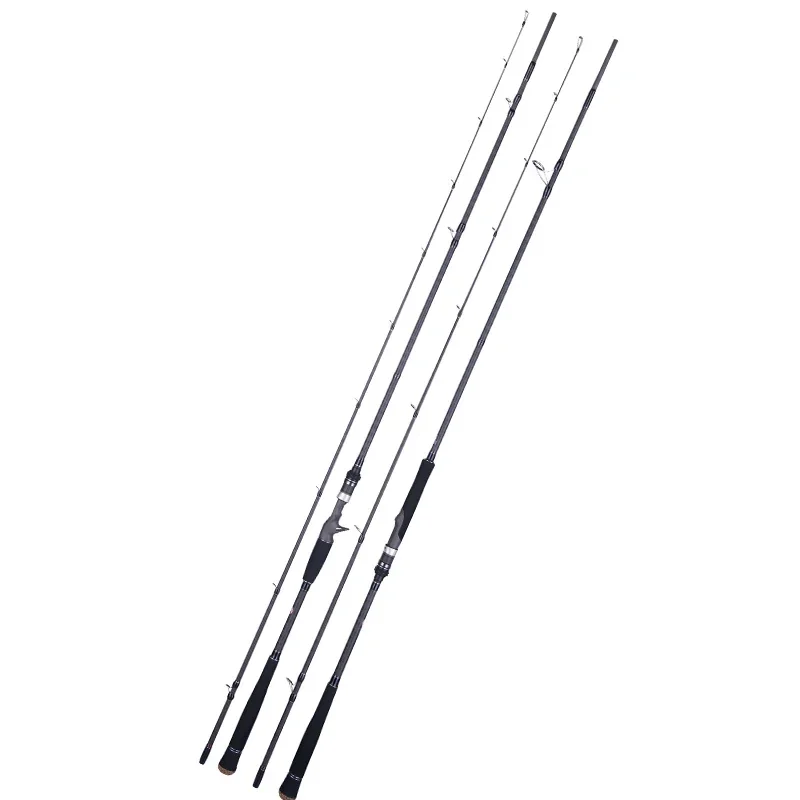 FJORD Heavy Duty Carbon Lure Rod m/m/m Saltwater Casting Rod, Extra Long Handle, for Bass and Catfish