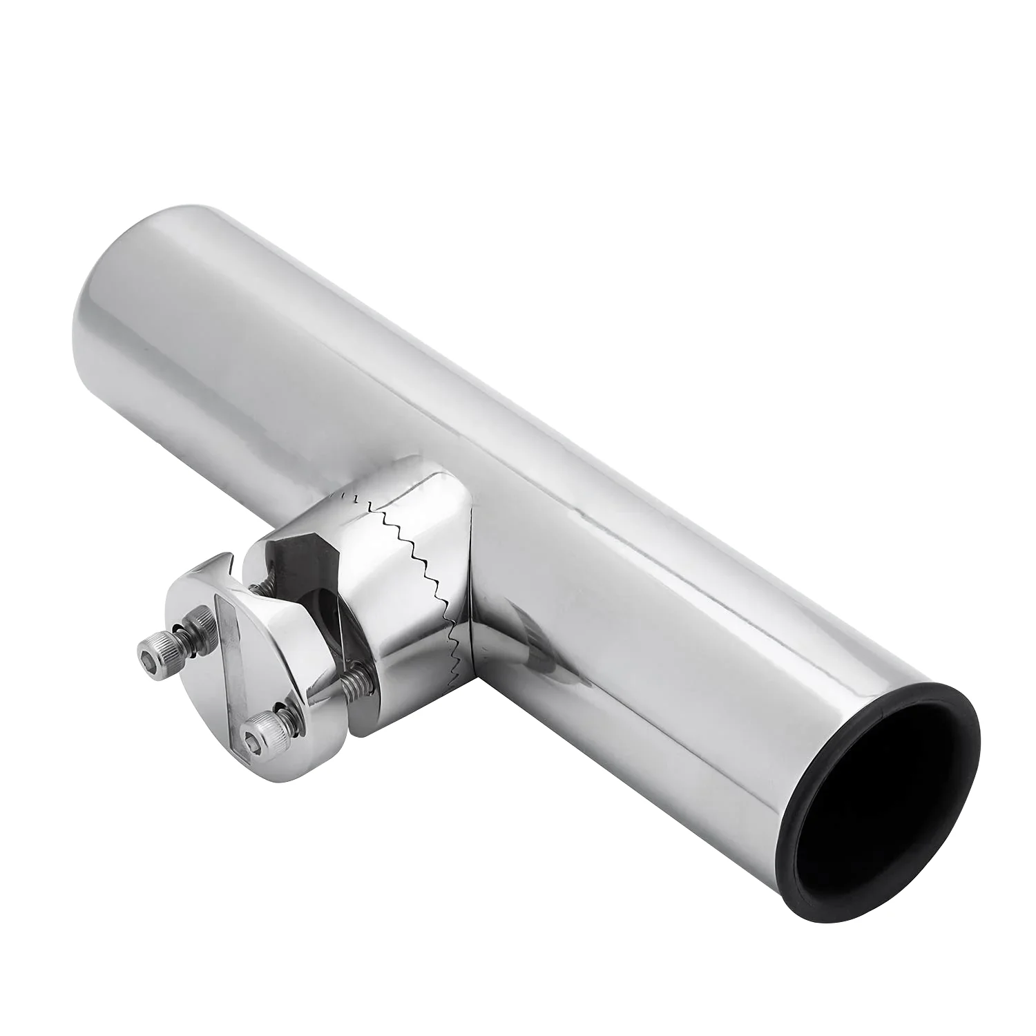 Regulowany uchwyt na wędkę ze stali nierdzewnej marki Alastin – wykończenie na wysoki połysk