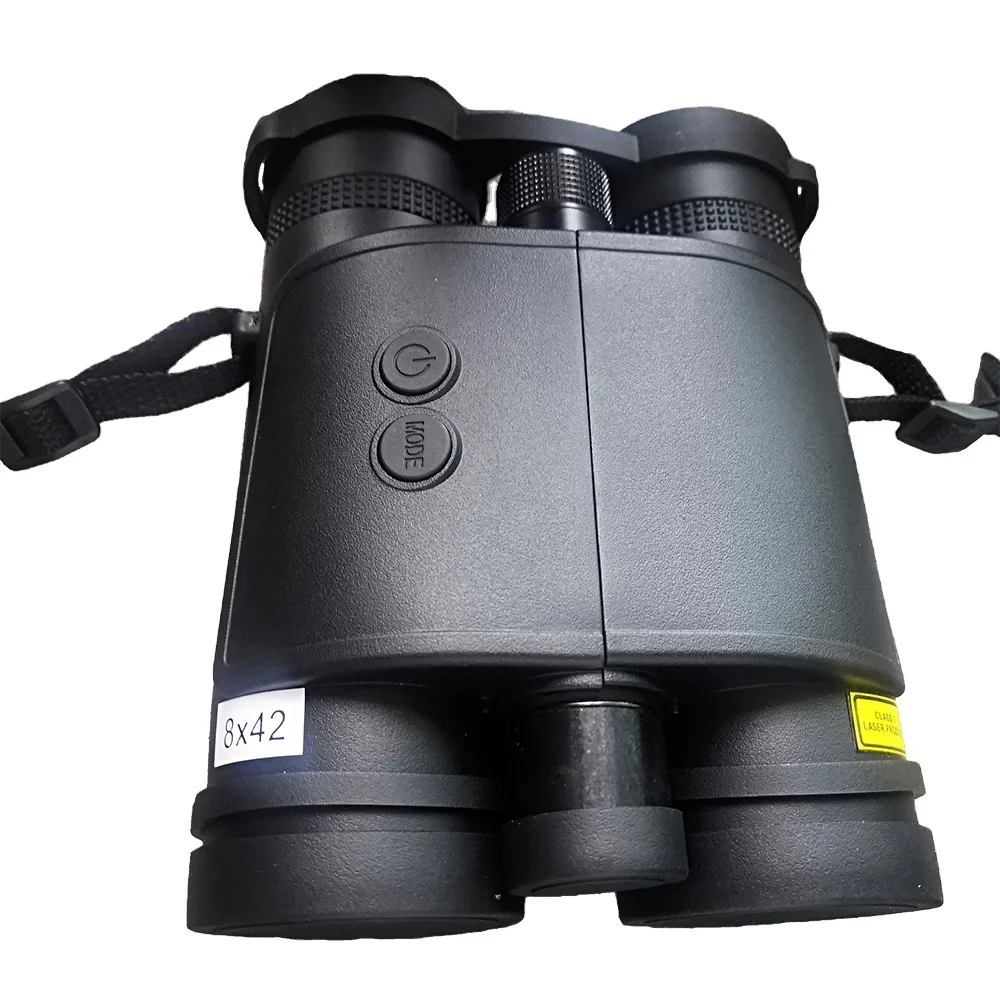 Telémetro binocular impermeable de 8 aumentos con alcance de medición de 1500 m, precisión para medición de distancia, altura y ángulo.