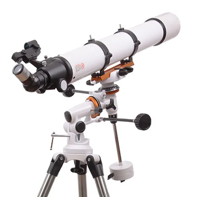 Teleskop astronomiczny LUXUN F90080M Profesjonalny, refraktor 80-900 mm z montażem Nano EQ i czerwonym oświetleniem