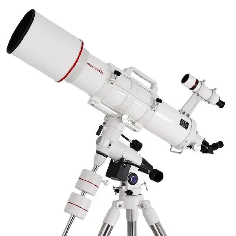 Télescope Maxvision 150EQ - Lunette réfractrice à fort grossissement avec monture équatoriale EXOS-2