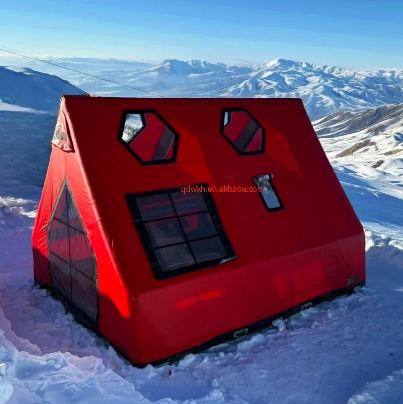 Anpassbares aufblasbares Luftzelt für 8 Personen - Aufblasbare Campingunterkunft