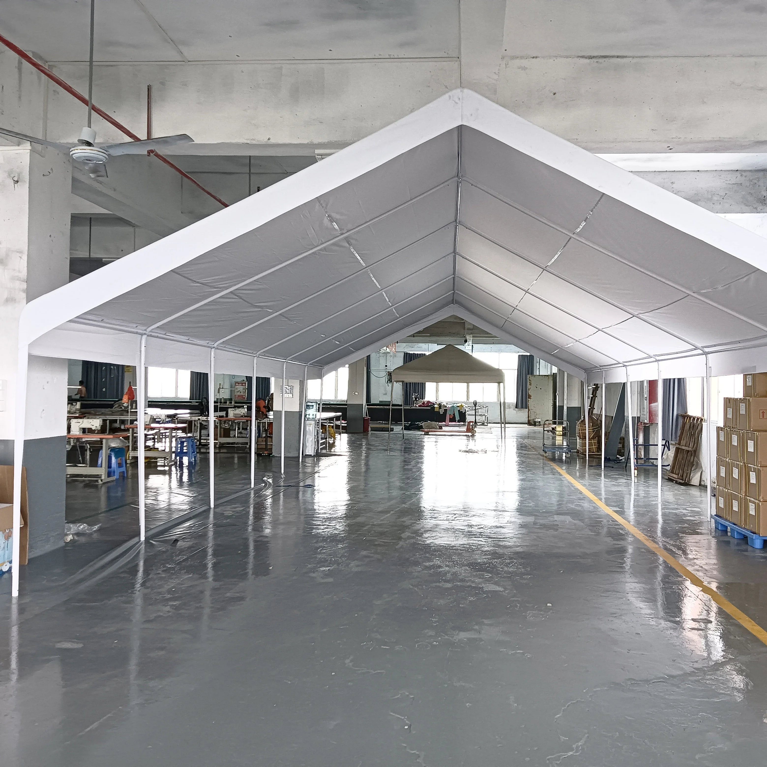 TUOYE - Carpa moderna grande para bodas al aire libre - Carpa transparente para eventos | Estructura de hierro de moda para bodas, ferias y fiestas