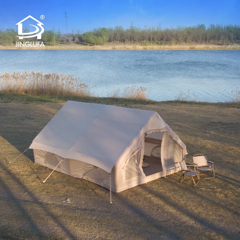 Tente de camping familiale de luxe spacieuse - 2 chambres, 6 à 10 couchages - Imperméable