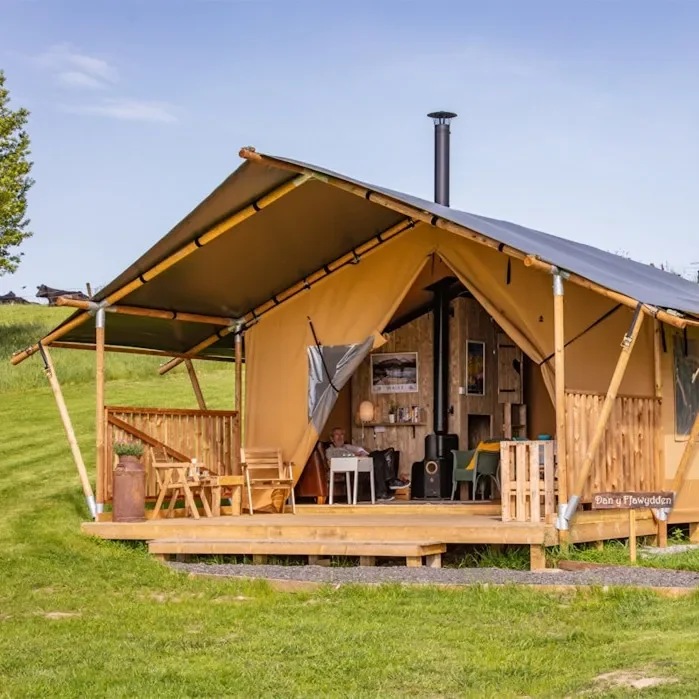 Ylellinen safari-glamping-teltta - vedenpitävä, ulkokäyttöön tarkoitettu hotelliteltta kiinalaiselta valmistajalta