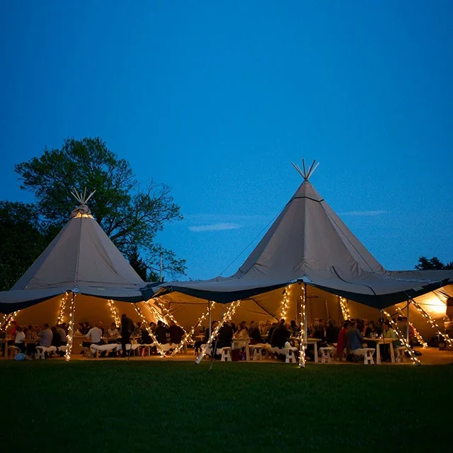 Ylellinen vedenpitävä hotelli Glamping-teltta - Kiinassa valmistettu leirintäteltta