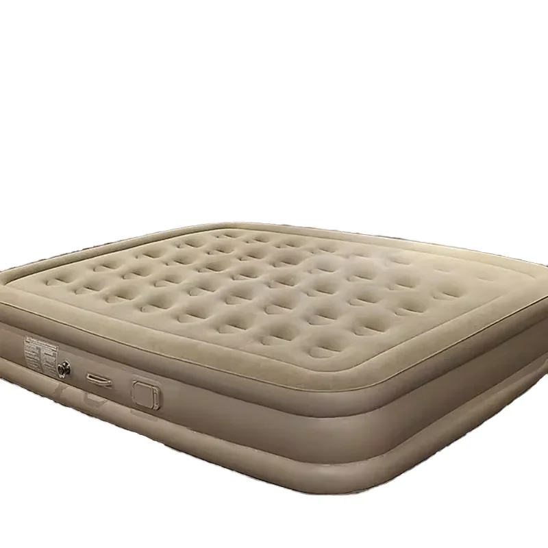 Wysokiej jakości automatyczne dmuchane łóżko dla 2 osób z poduszką, duży materac dmuchany o grubości 40 cm z wbudowaną pompką