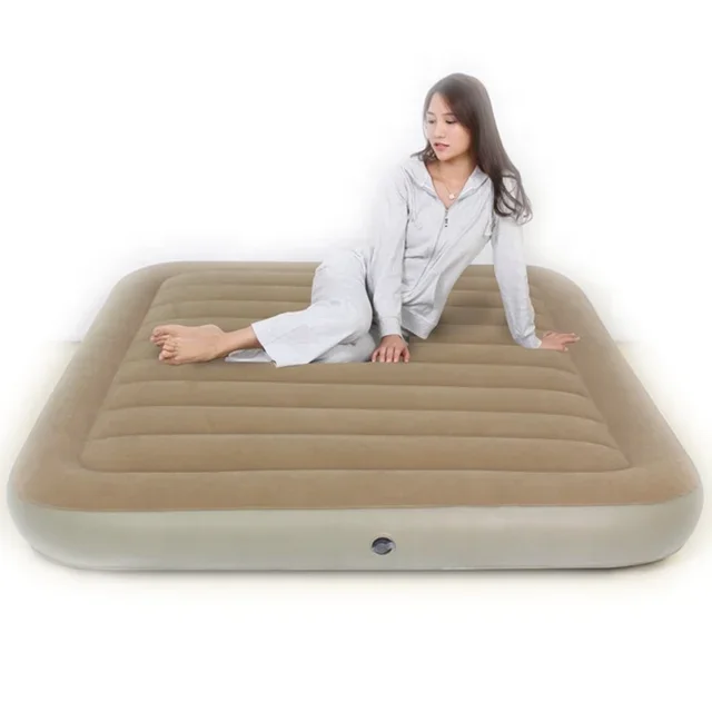 Colchón de aire transpirable de marca personalizada: sofá inflable y cómoda cama de aire plegable
