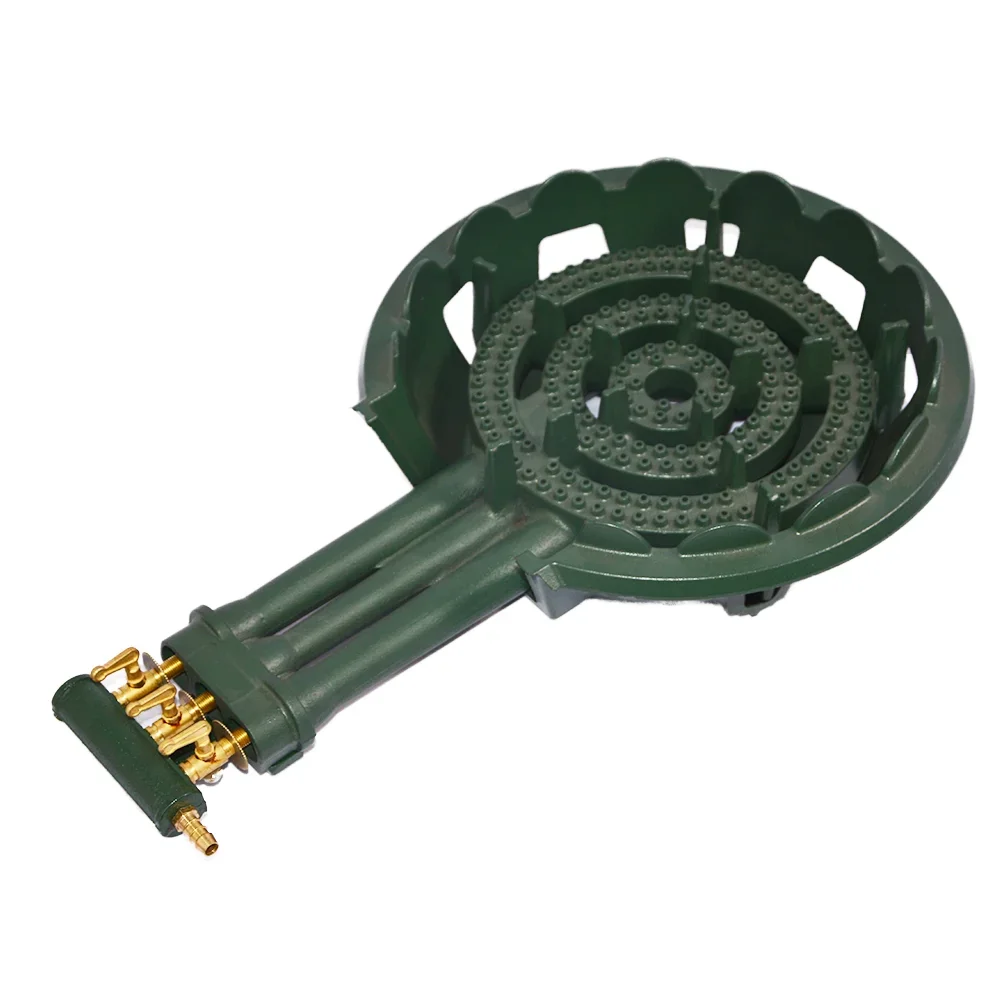 C40 Hochleistungs-Gaskocher aus Gusseisen für den gewerblichen Einsatz – Tragbarer Gaskocher für Restaurants und den Außenbereich