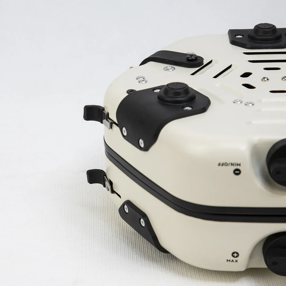 Réchaud à gaz portable et pliable de 2500 W à deux brûleurs pour le camping, les voyages et les barbecues