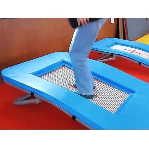 Trampolín de fitness para el hogar - 137 x 100 cm, acolchado de espuma, para niños y adultos