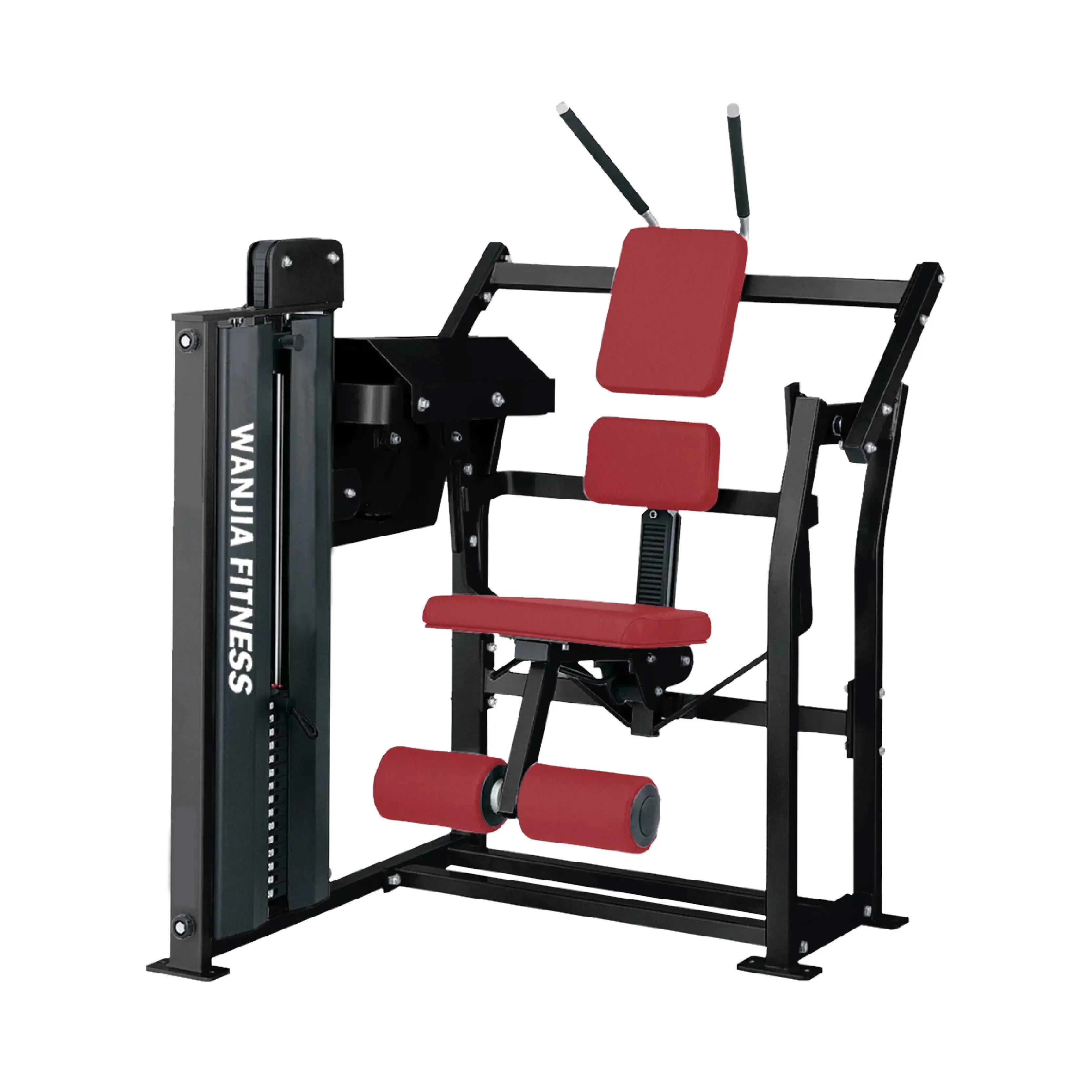 Professionelles Bauchmuskeltrainingsgerät – Robustes Bauchmuskeltrainingsgerät mit Gewichtsstapel für Core-Übungen