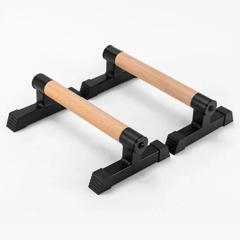 Fitness Push Up Stand H-Shaped Wooden Chest Board Body Building Exercise Handstand Parallel Bars