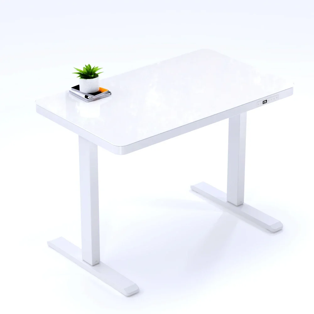 Moderner elektrischer Stehschreibtisch | Höhenverstellbarer Glas-Stehschreibtisch für Gaming & Homeoffice | Modell: [Modellnummer hier einfügen]
