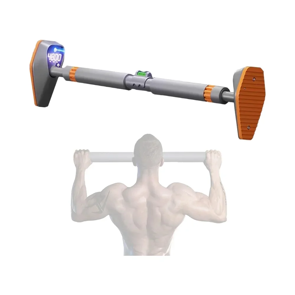 Adjustable Length Multifunctional Pull-Up Bar (750KG Load Bearing) - Indoor Horizontal Bar for Strength Training