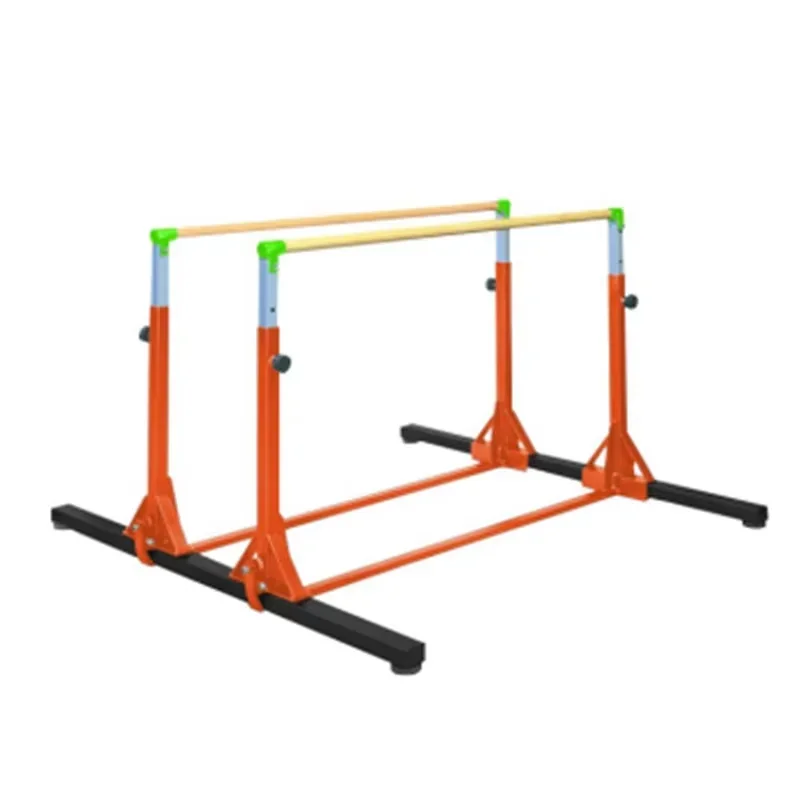 Factory Supply Customizable Men's Gymnastics Equipment: Horizontal Bar & Thigh Gymnastics Parallel Bars (Steel & Wood)