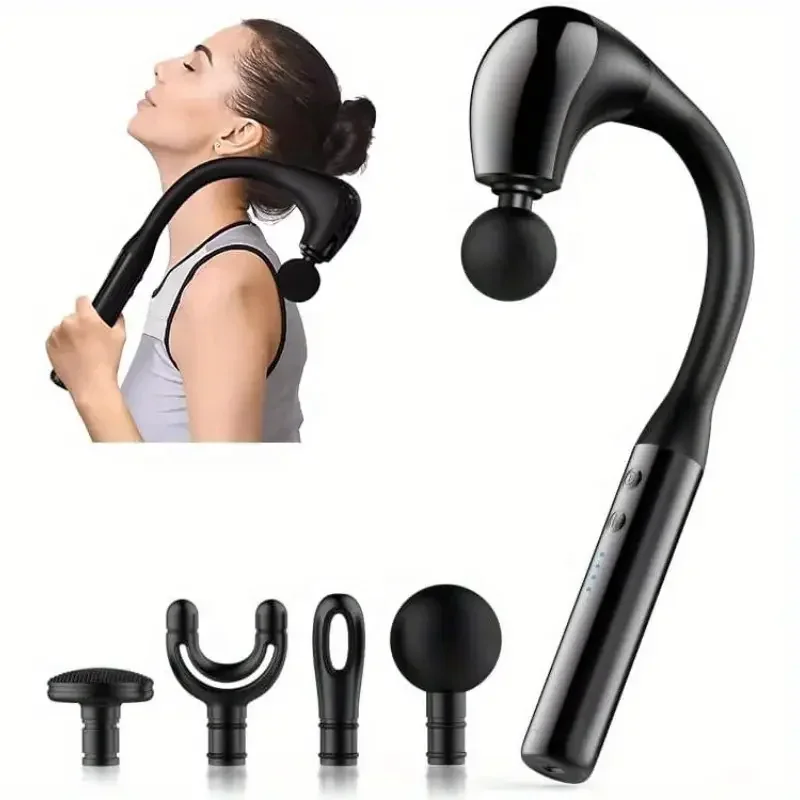 Appareil de massage vibrant intelligent électrique pour le corps - Pistolet de percussion pour les tissus profonds des épaules, du dos et des jambes