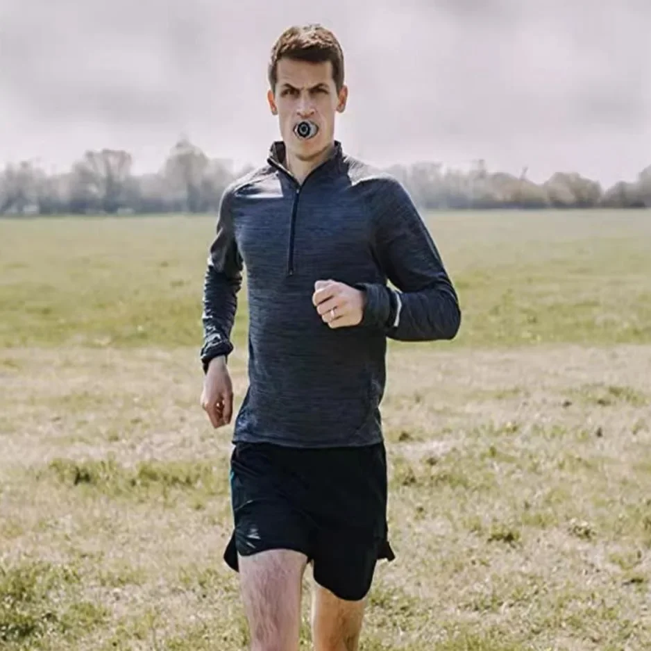 Tragbarer Fitnesstrainer mit einstellbarem Widerstand, Modell: [Modellnummer] – Sport, Unterhaltung und Atemübungen für den Bauch.