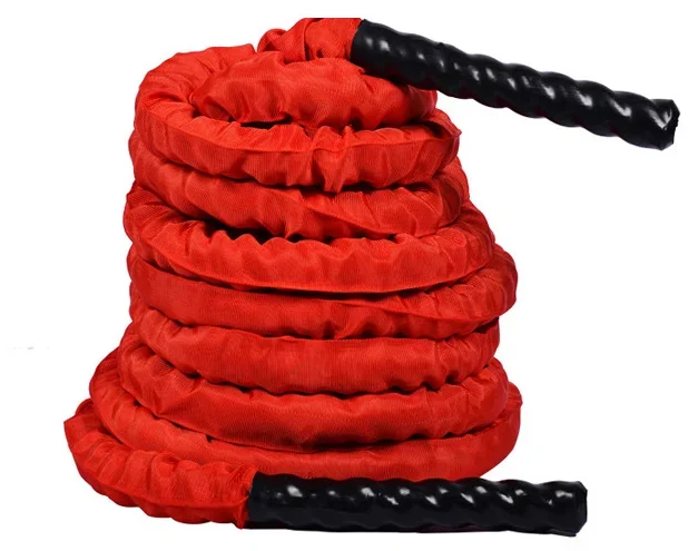 Lina treningowa Battle Rope 15FT/4,5M z poliestru do ćwiczeń na siłowni