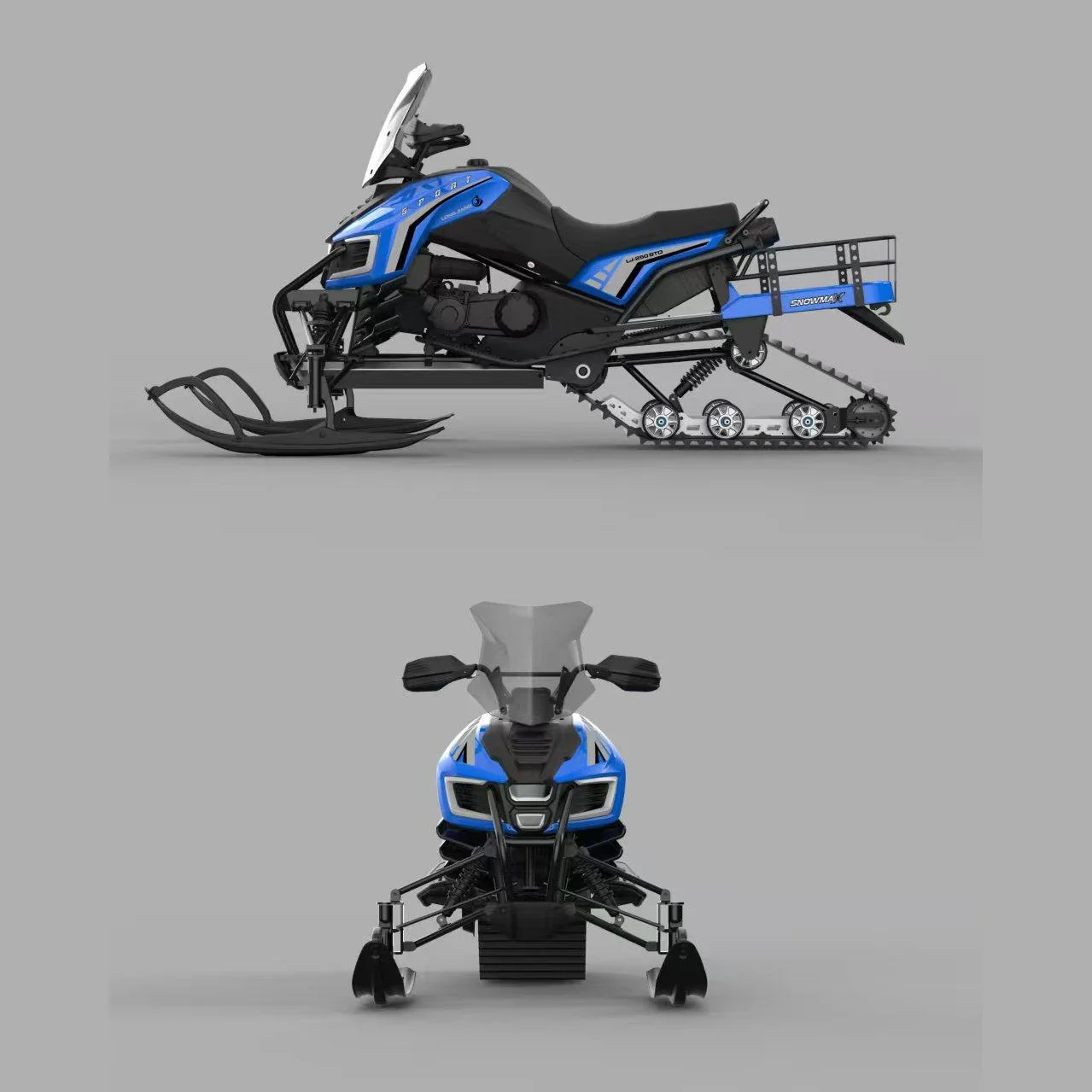 Snow Wolf XL230 Schneemobil-Strecke Skigebiet Offroad-Motorrad