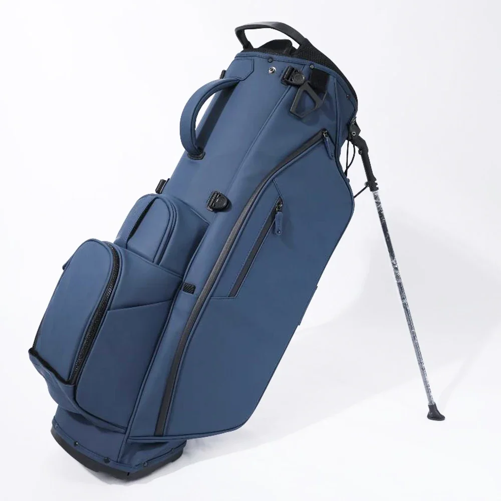 Bolsa de golf ASL OEM ligera de cuero sintético con 6 compartimentos para hombre, impermeable, con logotipo personalizado y 14 compartimentos.