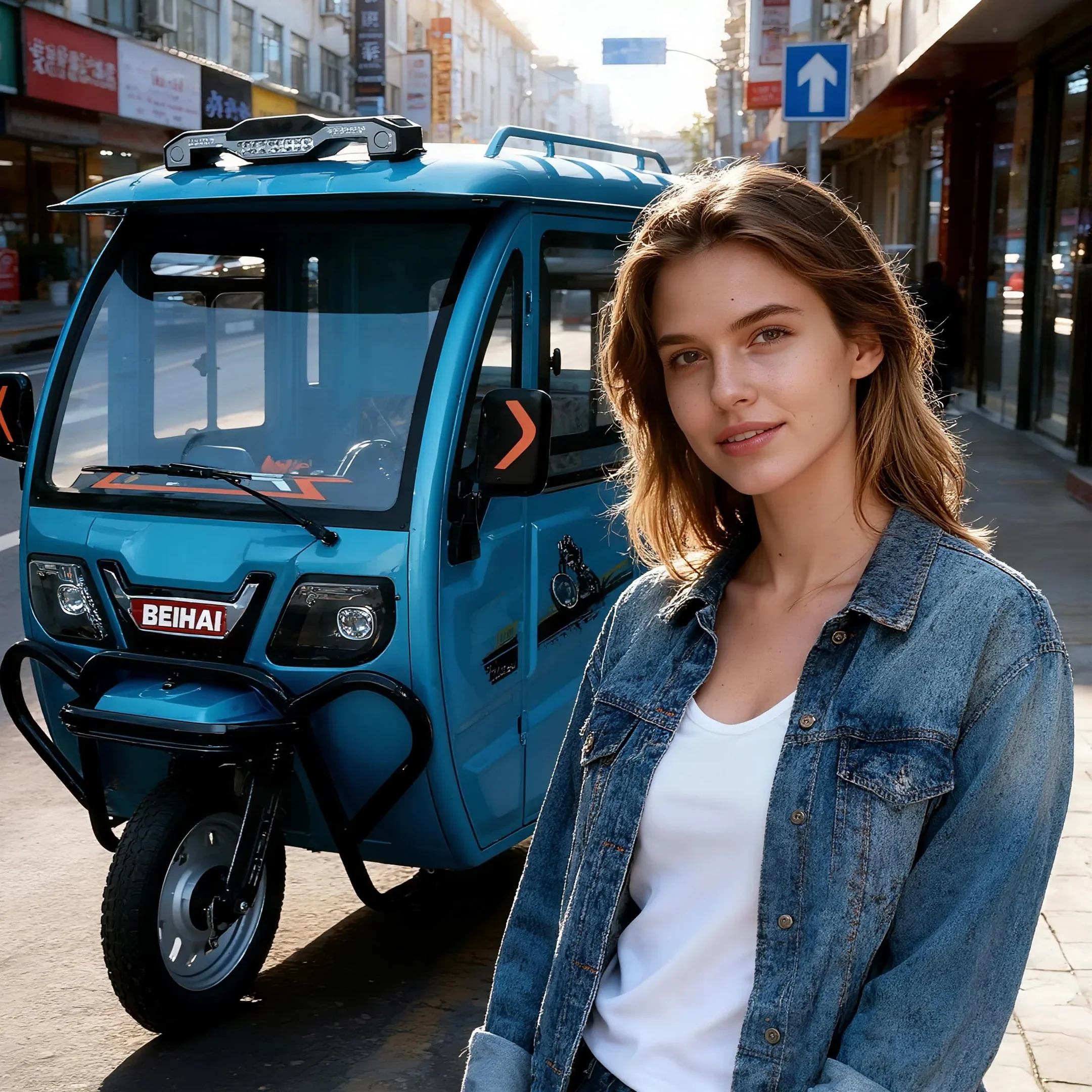 Tricycle cargo électrique | Tricycle électrique pour adultes | Scooter électrique à 3 roues