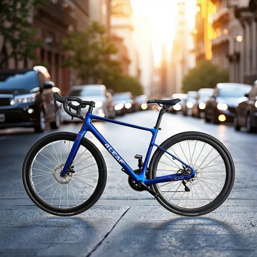 Bicicleta de grava de fibra de carbono 700C de 22 velocidades y alta calidad