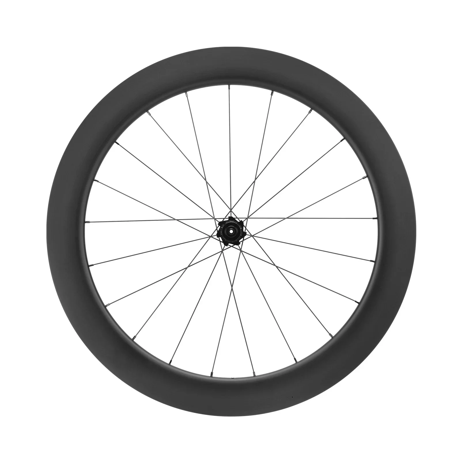 Zestaw kół T800 z ramą z włókna węglowego o wysokości 50 mm, hamulcem tarczowym, osią beczkową z szybkim zwalnianiem, piastą prostą, kołami bębnowymi Flower Drum