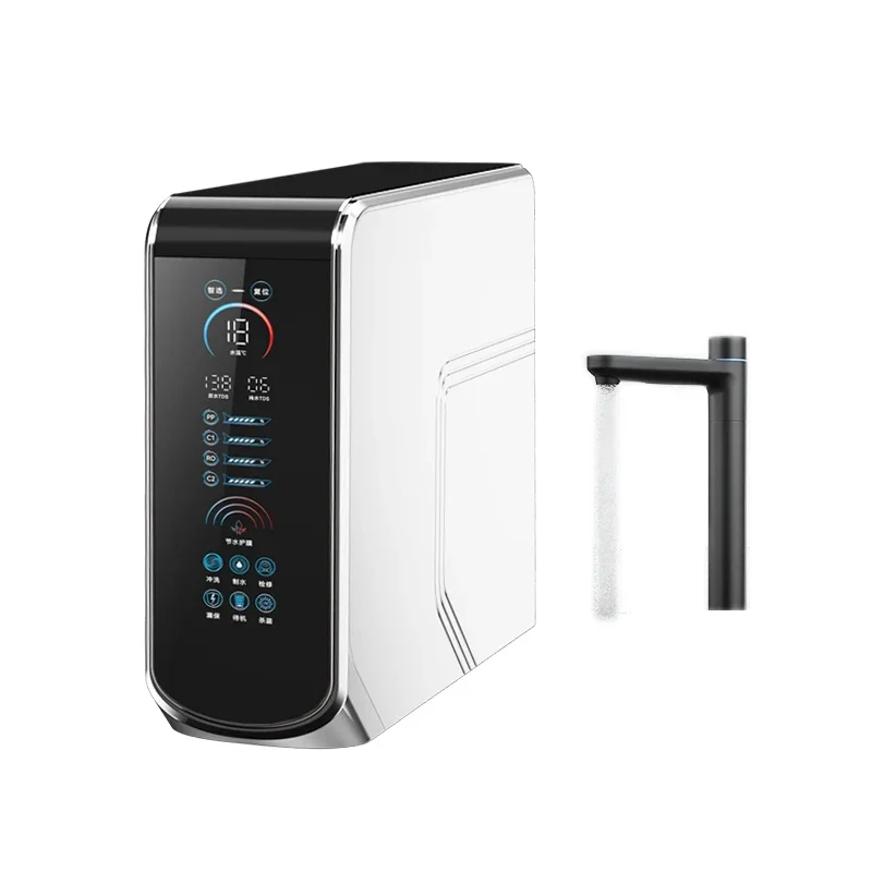 5-stopniowy filtr do wody z odwróconą osmozą i promieniowaniem UV: mineralny, alkaliczny oczyszczacz do domu i na zewnątrz