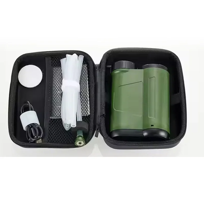 Purificateur d'eau électrique d'extérieur Wosfer - Filtre portable de survie pour le camping, filtration d'eau d'urgence par ultrafiltration pour la consommation directe